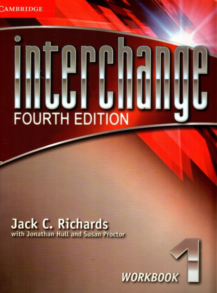 تصویر  Interchange 1 - wb   (رحلی-شمیز)
