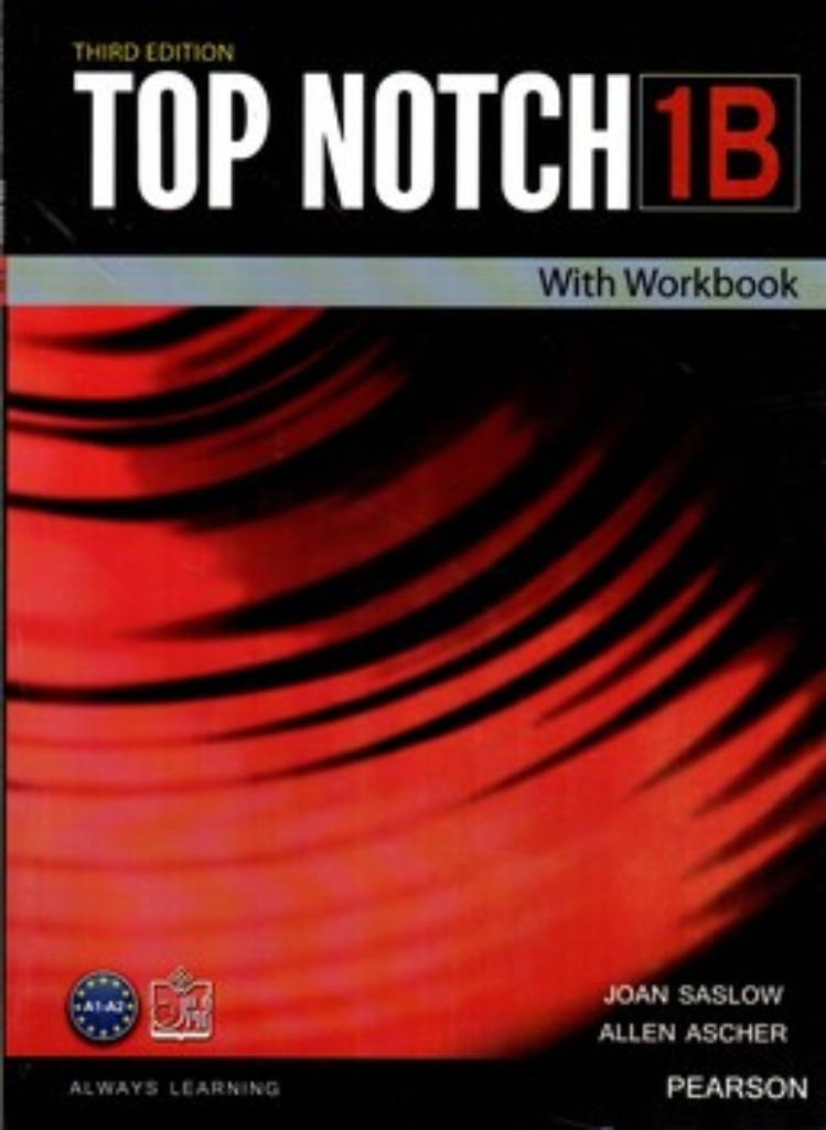 تصویر  Top Notch 1B - With Workbook + CD  - 3rd Edition (رحلی-شمیز)