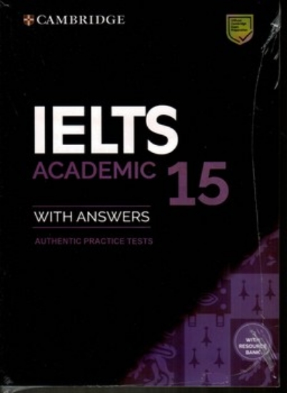 تصویر  IELTS 15- Academic - Cambridge + CD (رقعی-شمیز)