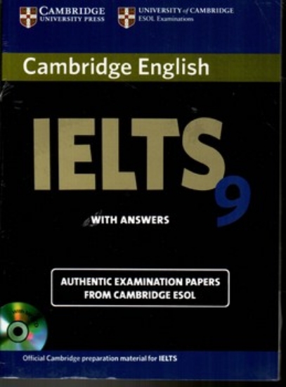 تصویر  Cambridge English IELTS 9 + CD - دورنگ (رقعی-شمیز)