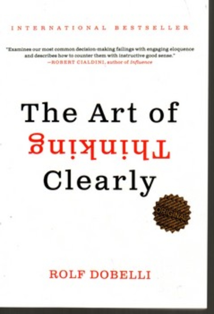 تصویر  the art of thinking clearly (رقعی-شمیز)