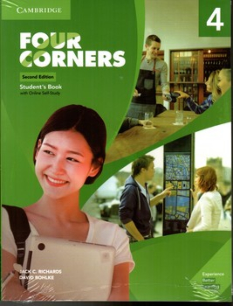 تصویر  Four Corners 4 - sb + wb + CD (رحلی-شمیز)