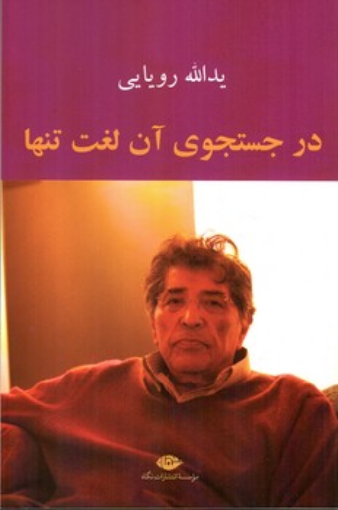 تصویر  در جستجوی آن لغت تنها (رقعی-شمیز)