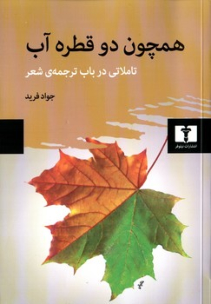 تصویر  همچون دو قطره آب (رقعی-شمیز)