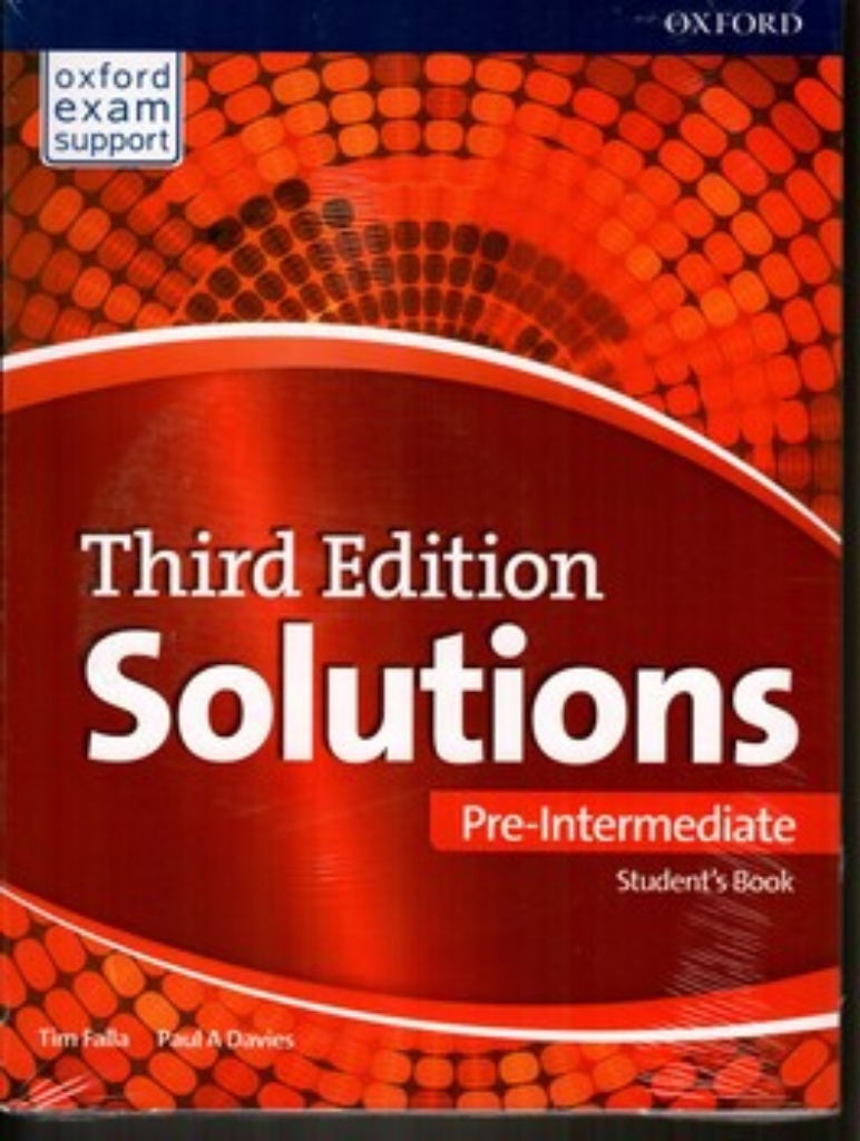 تصویر  Solution - pre intermediate (رحلی-شمیز)
