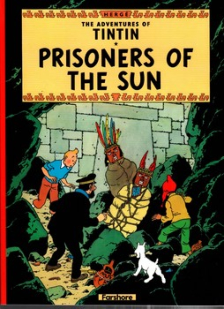 تصویر  the adventures of TINTIN - prisoners of the sun (رحلی-شمیز)