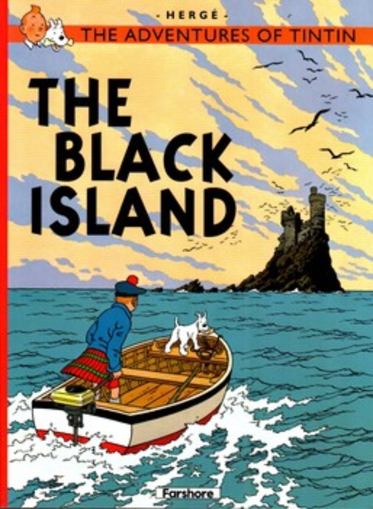 تصویر  The adventures of Tintin - the black island (رحلی-شمیز)