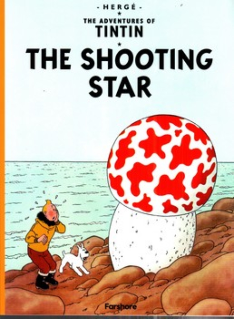 تصویر  The adventures of Tintin - the shooting star (رحلی-شمیز)