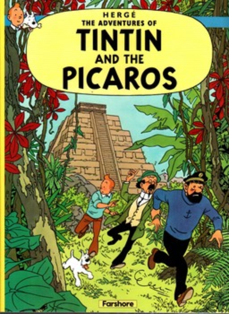 تصویر  The adventures of Tintin - tin tin and picaros (رحلی-شمیز)