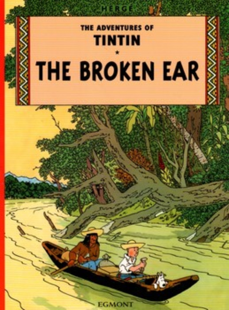 تصویر  The adventures of Tintin - the broken ear (رحلی-شمیز)