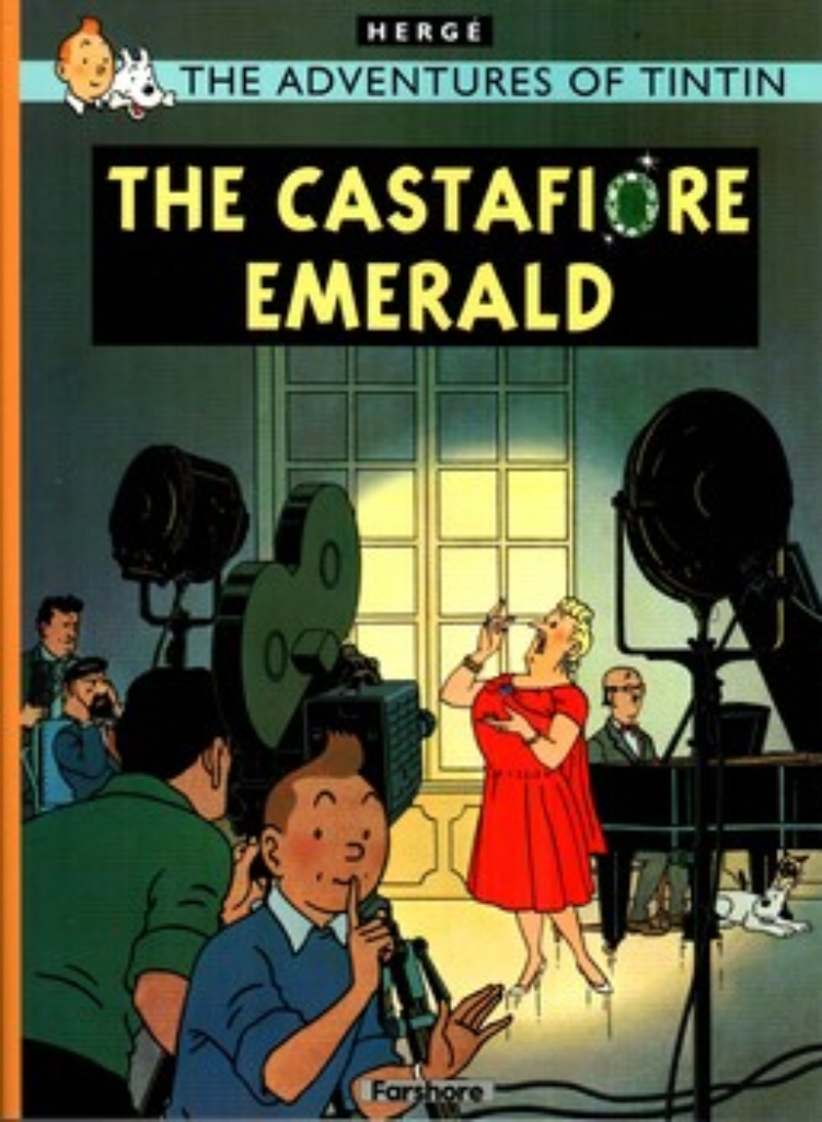 تصویر  The adventures of Tintin - the castafiore emerald (رحلی-شمیز)