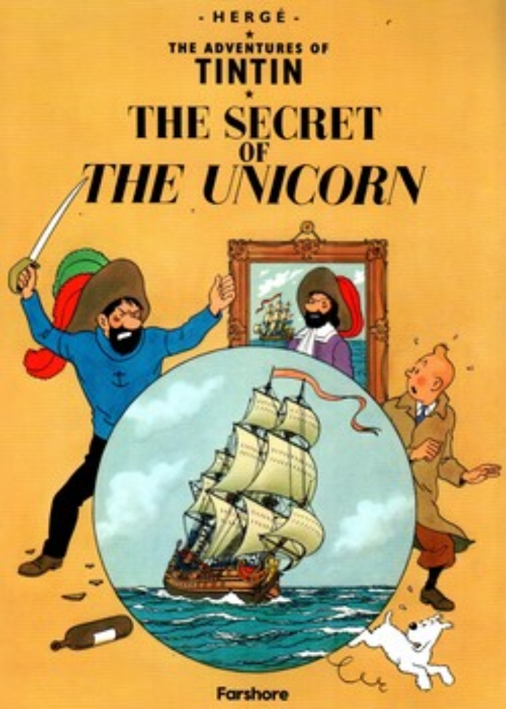 تصویر  The adventures of Tintin - the secret of the unicorn (رحلی-شمیز)