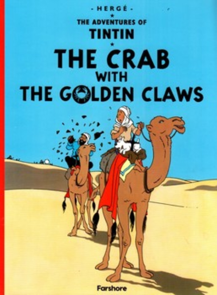 تصویر  The adventures of Tintin - the crab with the golden claws (رحلی-شمیز)
