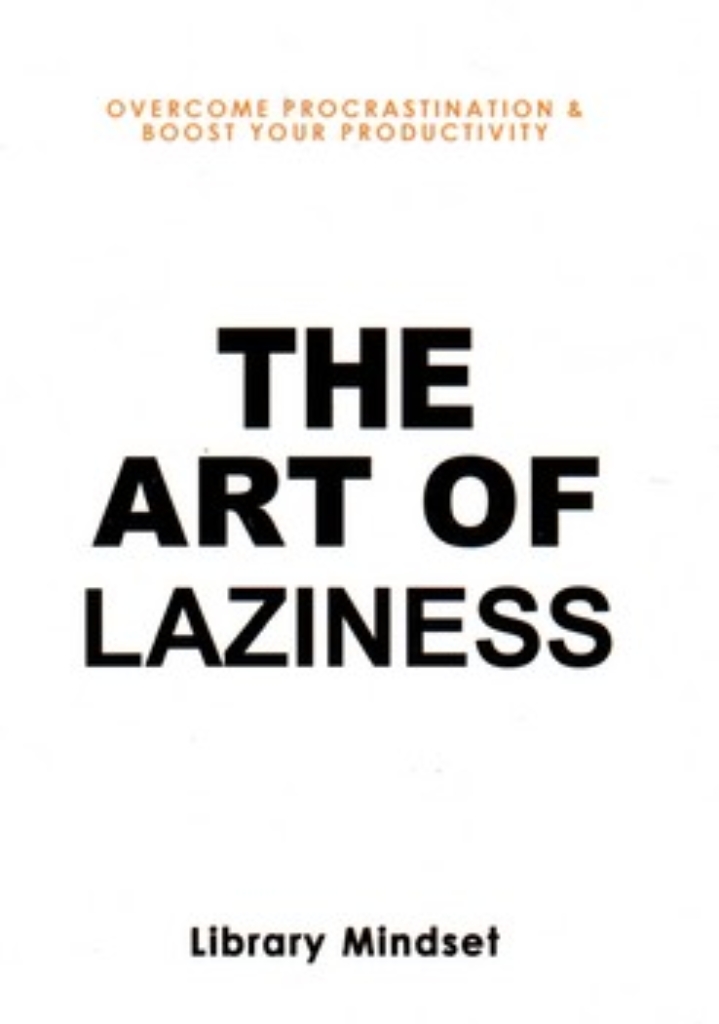 تصویر  The art of laziness (رقعی-شمیز)