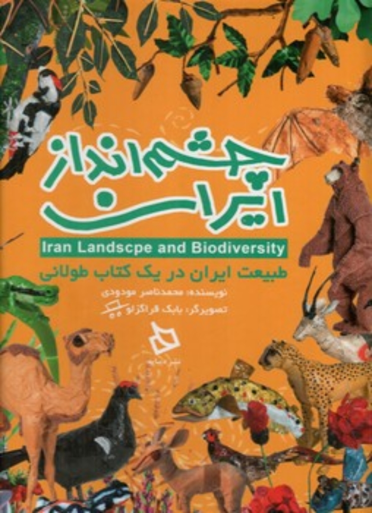 تصویر  چشم انداز ایران - طبیعت ایران در یک کتاب طولانی (رحلی-گالینگور)